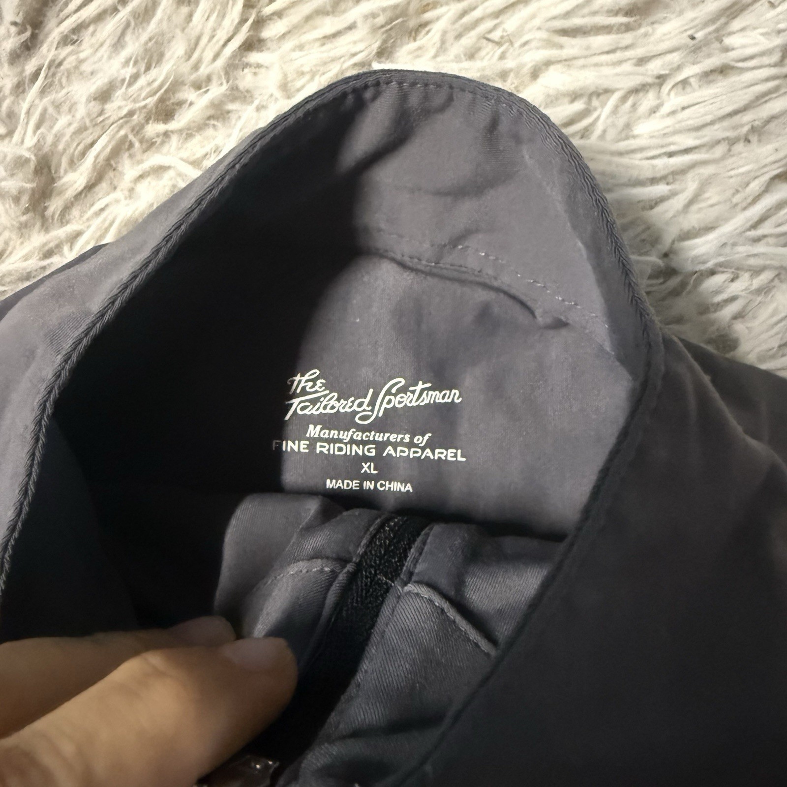 Women’s XL Grey Tailored Sportsman Long Sleeve Horseback Riding Sunshirt