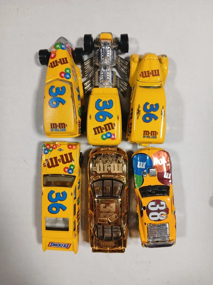 RARE  M&M's  2000s DieCast NASCAR Stock Car Lot - Image 2 of 4