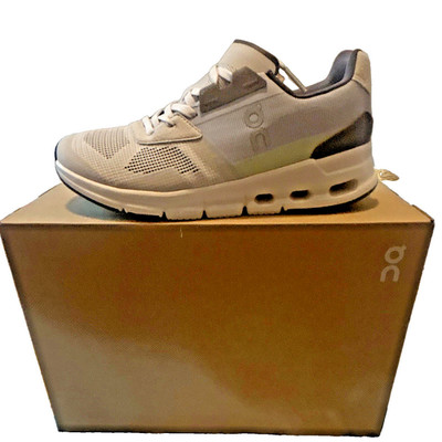 On Cloudrift Low Top Lace Up Athletic Sneaker Frost/size 5 Heather Mesh 87-98258
