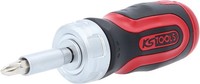 KS Tools 159.2025 1/4&Quot; 6 In 1 Mini-Ratschen-Bit-Schraubendreher