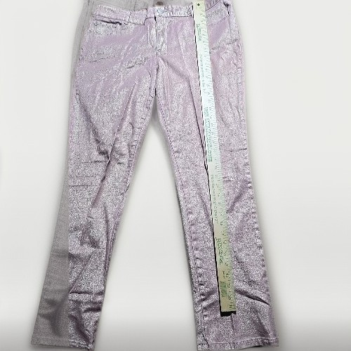 Giacca denim Liz Claiborne XL e jeans taglia 14 donna rosa scintillante con bottoni - Foto 18 di 23