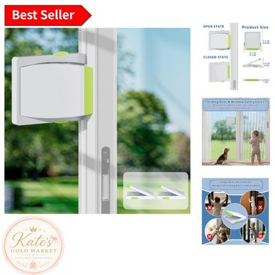 2 Pack Sliding Door Locks - Child Safety & Easy Adhesive Installation