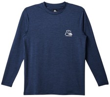 Quiksilver DNA Logo LS Surf Shirt - Navy Heather - New