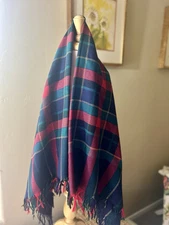 Vintage Avoca  Handweavers Ireland - New Wool 50"x 48"  Throw, Wrap , Tartan