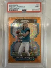 2021 Trevor Lawrence RC ORANGE Disco PRIZM - Graded PSA 9 MINT - Jaguars - 6TDs!