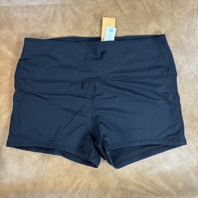 Kona SOL Women's Tummy Control Black Swim Shorts Size XLarge (16-18) - NWT