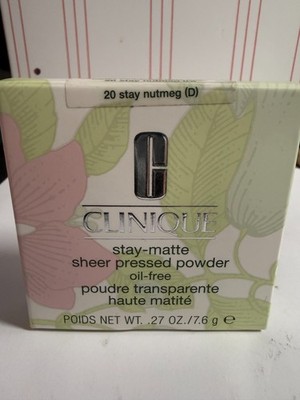 Clinique Clinique Stay Matte Sheer Pressed Powder - 20 Stay Nutmeg - NIB .27OZ