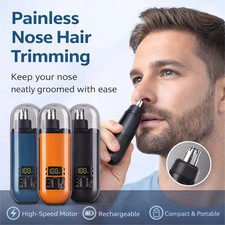 USB Rechargeable Nose Ear Hair Trimmer for Men Portable Clipper Original