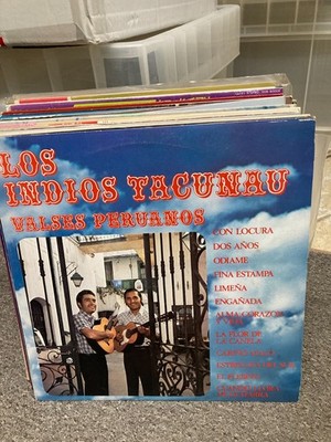 LOS INDIOS TACUNAU VALSES PERUANOS, ARGENTINIAN LP, EMI6042, VG+
