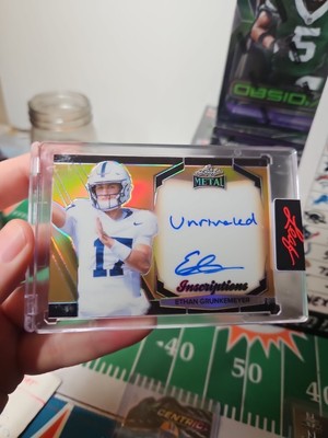 Evan Grunkemeyer 2024 Leaf Eclectic Encased Inscriptions 49/100 - PENN STATE 
