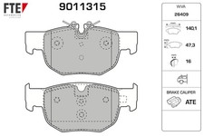 Bremsbelagsatz Scheibenbremse FTE 9011315 für LANDROVER RANGE ROVER VELAR L560