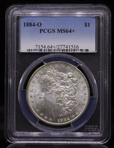 1884-O Morgan Dollar PCGS MS64+