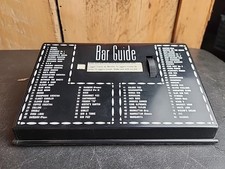 Vintage 1950s  Bar Guide Glen Shaw Mixed Drink Cocktail Recipes Black MCM