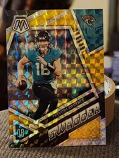2023 Trevor Lawrence Panini Mosaic Swagger #SS-TL GOLD Prizm /10 SSP RARE NM/MT