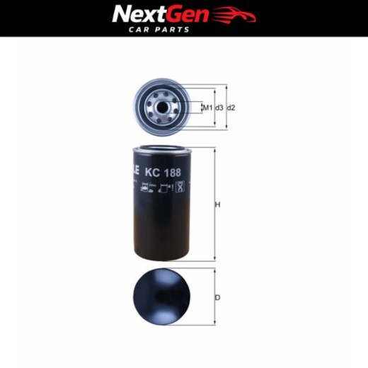 MAHLE Fuel Filter KC 188
