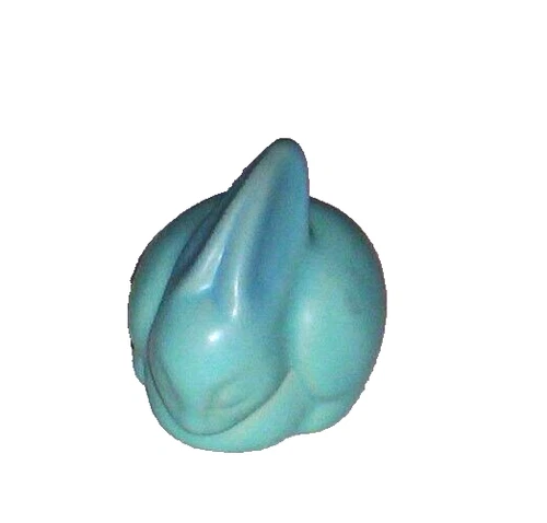 Van Briggle Bunny RABBIT Turquoise CCII V9