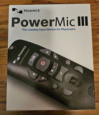 Nuance PowerMic III 0POWM3N9-E 9 ft. Cord Non-Scanner Microphone