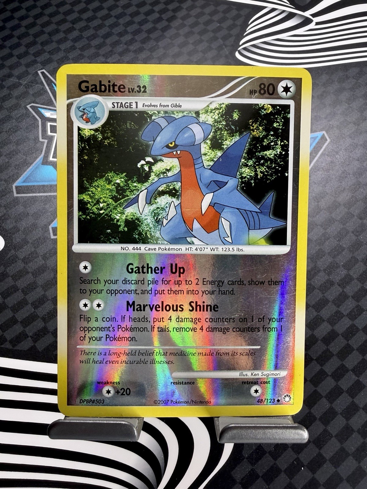 Gabite 48/123 Mysterious Treasures Reverse Holo - Pokemon TCG LP