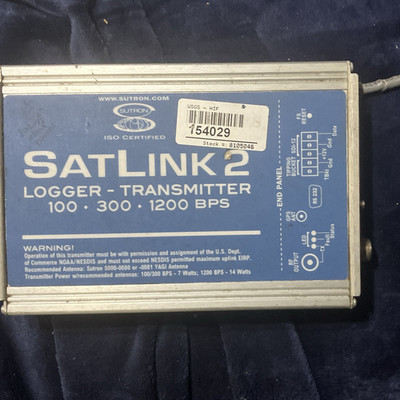 Sutron Satlink 2 SL2-G312-1B 4-Channel Analog 0-5V Logger RS-232 SDI-12