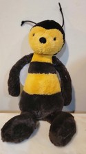 Jellycat Medium Bashful Bee Plush 12" Bumblebee Retired HTF