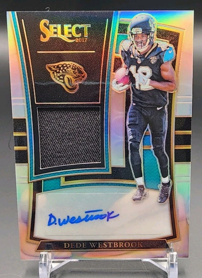 2017 Panini Select Dede Westbrook Rookie Signature Memorabilia Prizm /199 Auto
