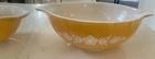 2 Vintage Pyrex Butterfly Gold Cinderella Mixing Bowls (10¼″ + 7½″) 1970s