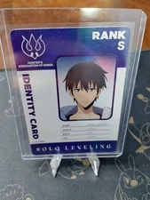 Solo Leveling Sung Jinwoo SL1E-PM04 Identity Card Rank S Mapniverse NM Authentic