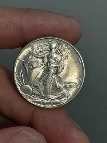 1945 Liberty Walking Half Dollar BU #12
