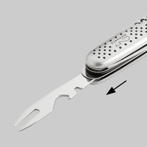 Richartz Edelstahl Picknick Multitool vom Richartz. 3 Werkzeuge. Brandneu in OVP - Bild 5 von 18