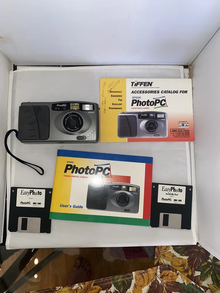 Câmera Digital Colorida Portátil Epson Photo PC PCDC001 Flash Integrado - Imagem 2 de 4