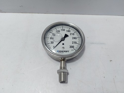 Ashcroft 35-1009-SWL02L-300# Industrial Duralife Gauge 3-1/2 Inch Size - Picture 8 of 8