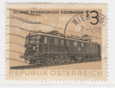 Österreich Österreichische Eisenbahnen 1962 3er gebraucht Briefmarke A19P53F300