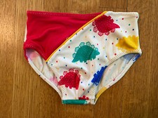 Vintage Baby Toddler Boy Swim Bottoms Swimming Briefs Shorts Trunks Size 3