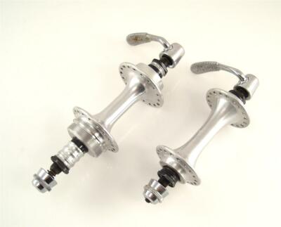 【オールドパーツ】Machine Tech リアハブ GC Campagnolo CHORUS or Athena front + rear hub 36h 126mm Hubs 80s