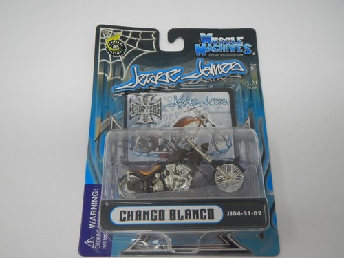 Muscle Machines Jessie James Choppers Chango Blanco JJ04-31-02 - Afbeelding 1 van 3