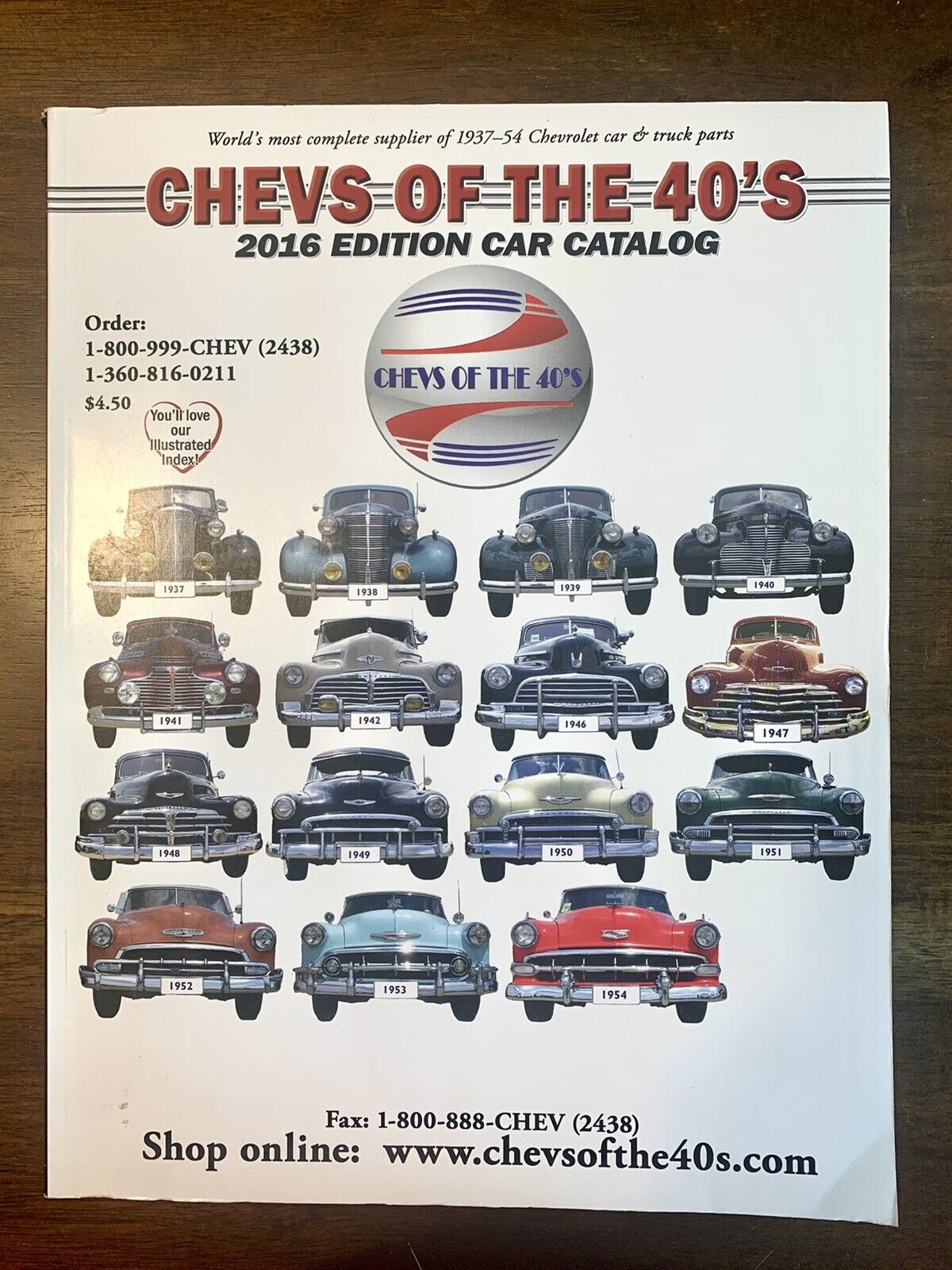 CHEVS OF THE Limited Special Price 40's 2016 EDITION PA VINTAGE ~CHEVROLET Cheap SALE Start CAR CATALOG