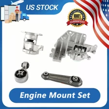 For 2014-17 Nissan Rogue 2.5L Engine - Auto Transmission 4* Motor Mount Kit Set