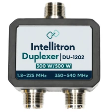 Intellitron DU-1202 1.8-225MHz / 350-540MHz Duplexer 500w