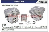 Zylinder Kolben Segmente Husqvarna KettensäGe 365 X-Torq R170365