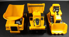 Caterpillar Toy Lot Plastic Construction Bulldozer Dump Truck Lights Sounds