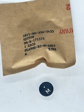 KEYTOP,KEYBOARD NSN 5815-00-356-3433 PN SM-B-171571  . & M thumbnail