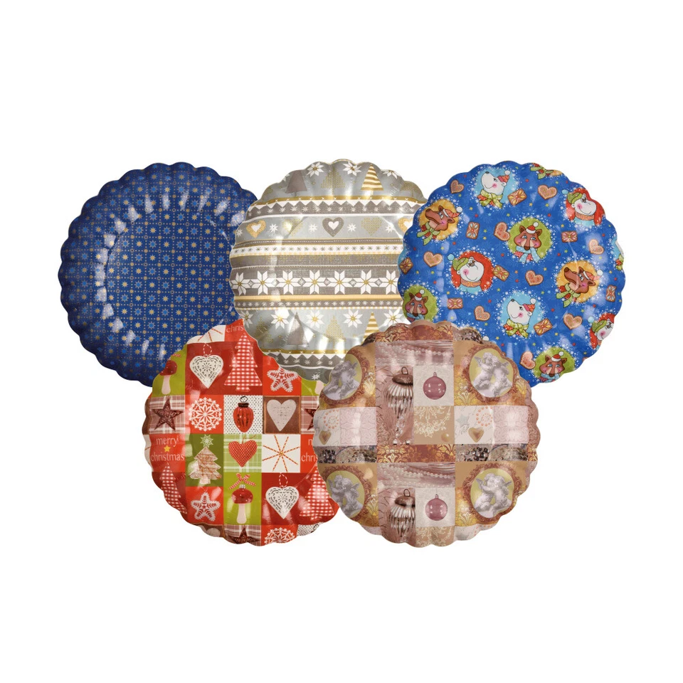 EINWEGGESCHIRR Papstar Weihnachtsteller rund D:25cm