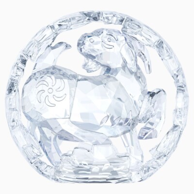 Swarovski Crystal Figurine Chinese Zodiac Sheep Clear