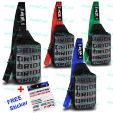 JDM BRIDE Backpack Tactical Sling Chest Pack Shoulder Waist Travel Bag Mugen JDM