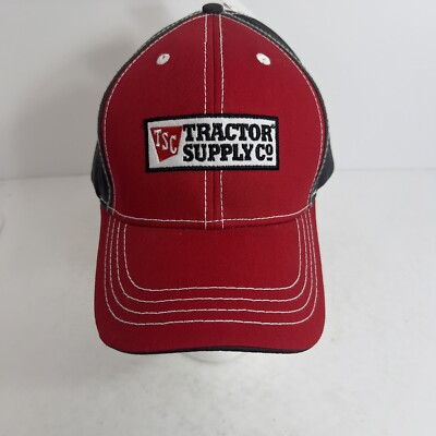 #ad Tractor Supply Co. Hat One Size Fits All Red amp; Grey $8.00