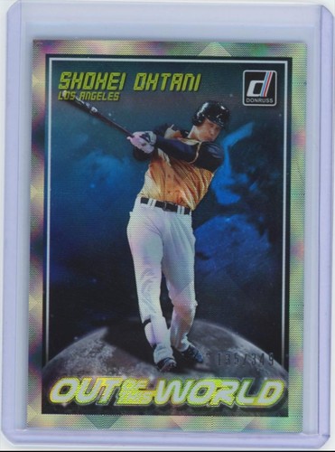 2018 Donruss Shohei Ohtani RC /349 Out of This World Silver #OW5 Rookie Ohtani