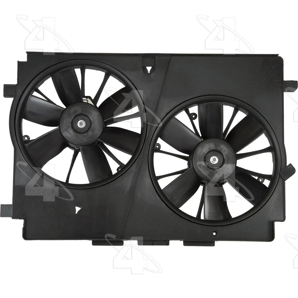 4 Seasons Dual Radiator Condenser Fan Assy For 1998-2004 Chevrolet Corvett - Image 4 of 4