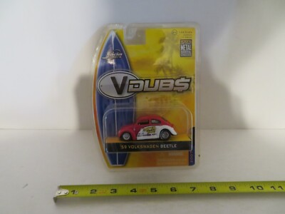 Jada Toys V-Dubs Wave 3 1959 VW Volkswagen Beetle Super Bug 2007 NIP