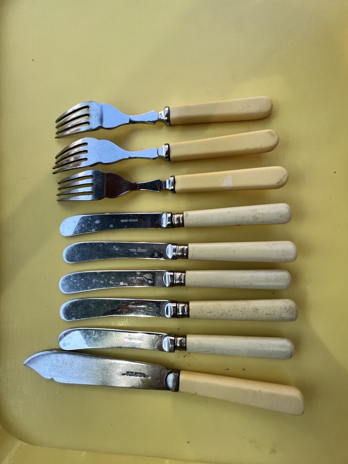 Vintage Fish Knives and Forks Lot eBay