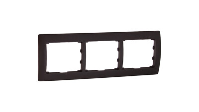 LEGRAND SISTENA LIFE Dreifach-Horizontalrahmen choco 771203 Rahmen